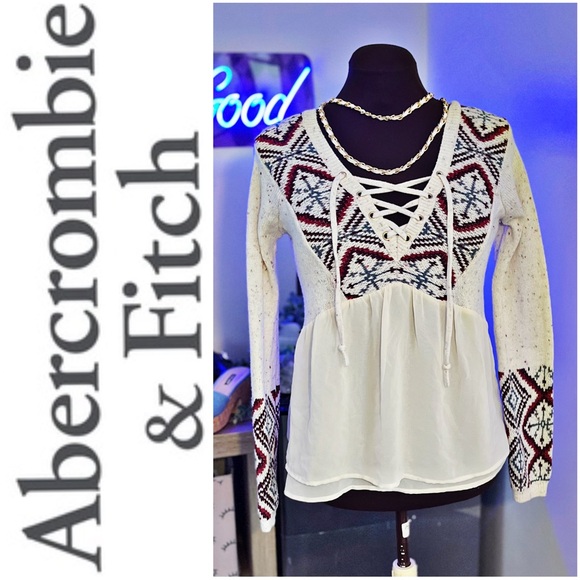 Abercrombie and Fitch Boho Sweater - Picture 1 of 4